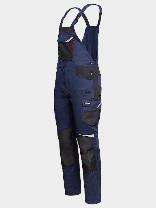 Stenso Work Coveralls Dungarees Navy Blue