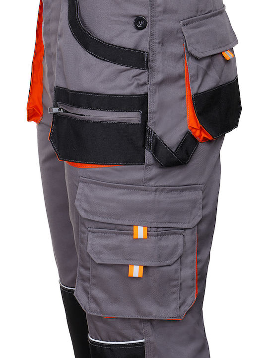 Cerva Cargo Em Work Coverall Full Body Gray