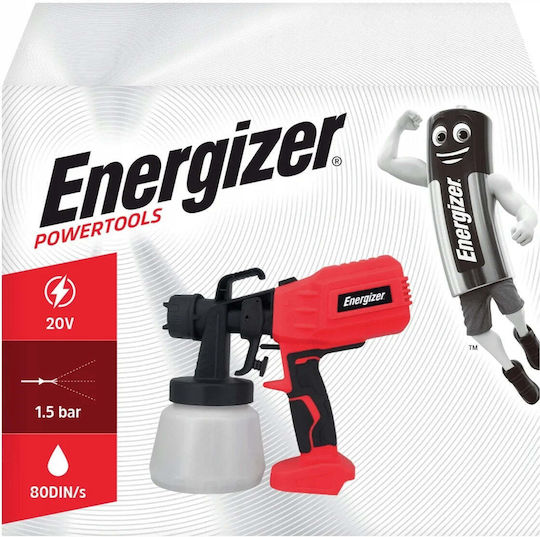 Energizer Pistol electric de vopsit 20V cu recipient de 0.8lt