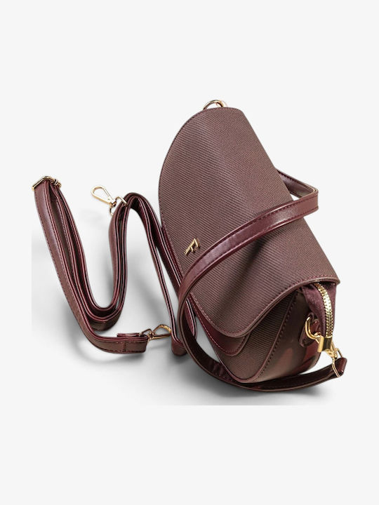 Women's Flap Bag Black Lines