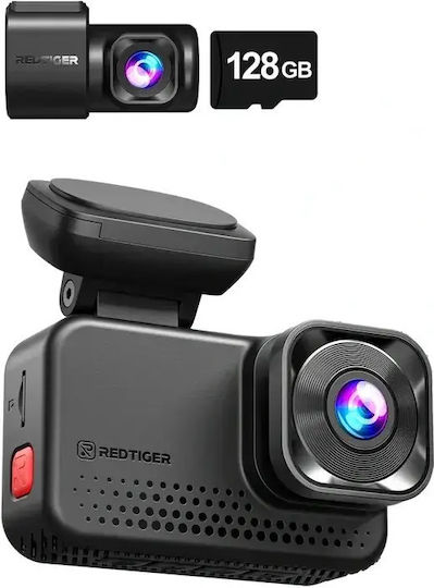 Redtiger VC70 Auto-DVR-Kamera-Set 4K mit 3"-Bildschirm, WLAN, GPS & Rückfahrkamera 089397