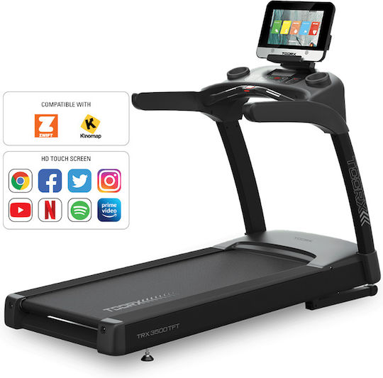 Toorx AC TRX-3500 TFT 4.5hp Elektrisches Laufband für Fitness für Benutzer bis zu 160kg