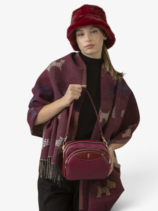Braune Damen-Schultertasche