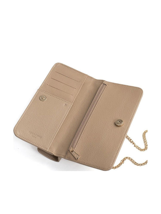 Small Leather Women's Wallet with RFID Brown