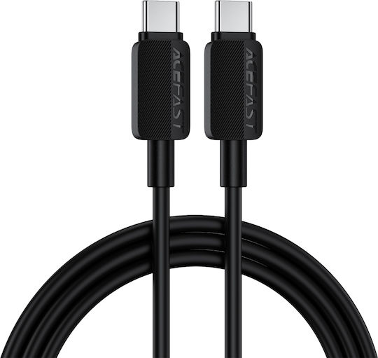Acefast USB-C кабел мъжки - USB-C Черен 1,2 м C26-03