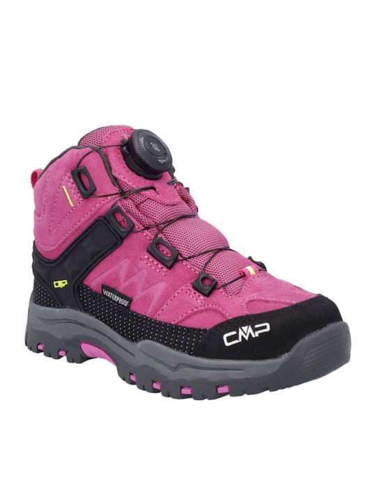 Kids Waterproof Hiking Boots Pink