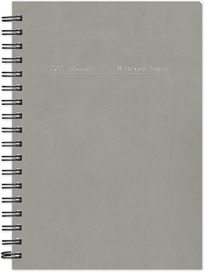 adBook Ημερήσιο Planner B6 2027 Τιρκουάζ Σπιράλ 12x17εκ.