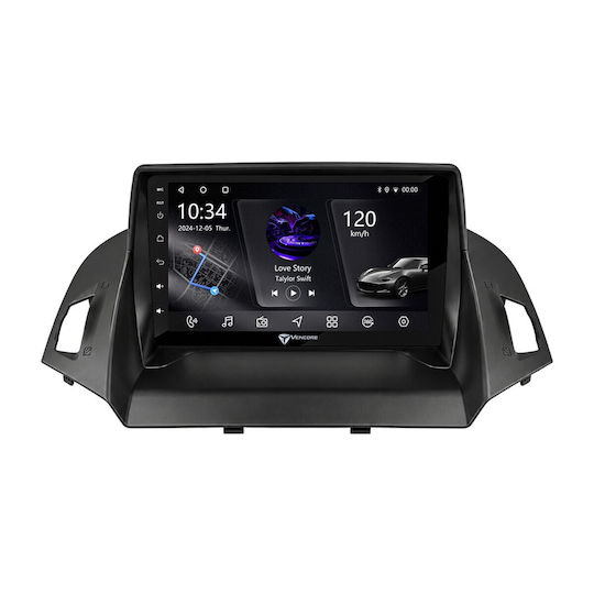 VenCore Auto-Audiosystem für Ford C-Max 2011–2023 (Bluetooth/USB/AUX/WiFi/GPS/Apple-CarPlay/Android-Auto) mit 9-Zoll-Touchscreen