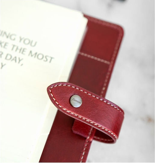 Filofax Malden Personal Ετήσιο Organizer Μπορντό Δερμάτινο