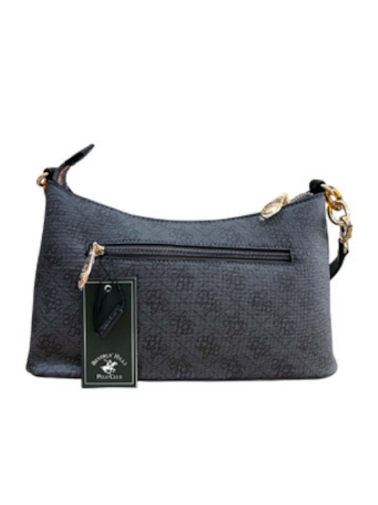Graue Damen-Schultertasche