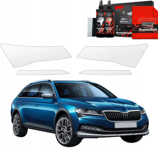 Grizzglass Protective Film Lights Grizzglass Bodyshield Skoda Superb 3 Combi 2019-2023 6in1