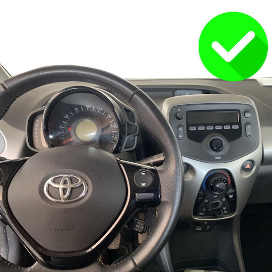Carmedia Auto-Audiosystem für Peugeot 108 Toyota Aygo Citroen C1 2014 (Bluetooth/USB/WiFi/GPS/Apple-Carplay/Android-Auto) mit Touchscreen 12.3"