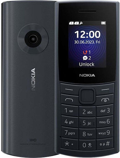 Nokia 110 (2024) Dual-SIM Handy mit Tasten (Griechisches Menü) Blau