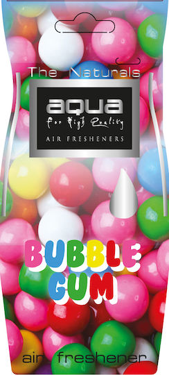 Aqua Cartelă Aromatică Suspendata Mașină The Naturals Bubble Gum 1buc