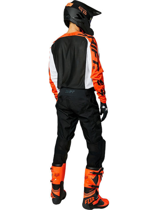 Shift White Label Bluză Motocross pentru Bărbați cu Mânecă Lungă Multicoloră
