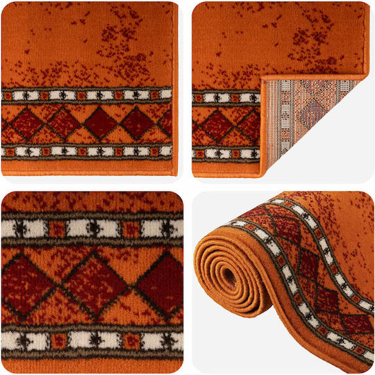 vidaXL Flornes 100x450cm Δερμάτινο Πορτοκαλί vidaXL Flornes 100x450cm Δερμάτινο Πορτοκαλί