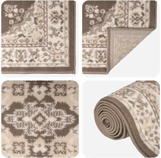vidaXL Flornes 100x450cm Δερμάτινο Taupe vidaXL Flornes 100x450cm Δερμάτινο Taupe