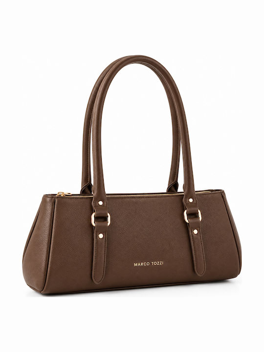 Damen Schultertasche Braun