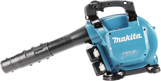 Makita DUB363PG4V Ръчна Духалка / Градинска Прахосмукачка 18V с 2 Батерии и Регулиране на Мощността с Максимална Скорост на Въздуха 234km/h
