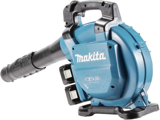 Makita DUB363PG4V Ръчна Духалка / Градинска Прахосмукачка 18V с 2 Батерии и Регулиране на Мощността с Максимална Скорост на Въздуха 234km/h