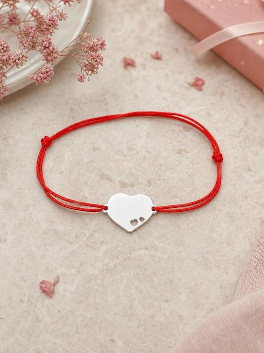 Brățară Pentru Femei Martisor Cu Model Inima Din Șnur