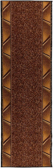 vidaXL Flornes Leather Runner Rug Brown 67x250cm