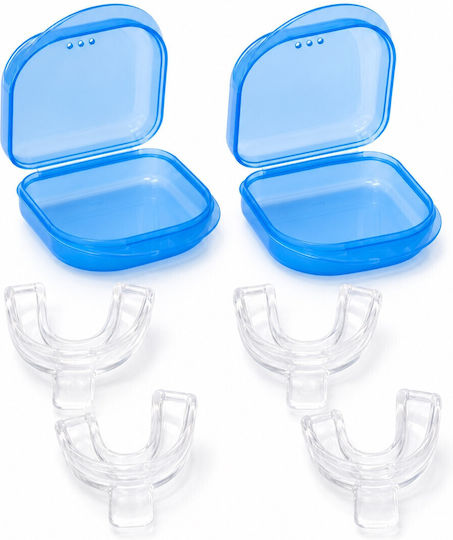 Thermoplastic Tooth Covers 4 Pcs 2 Blue Cases Resteq