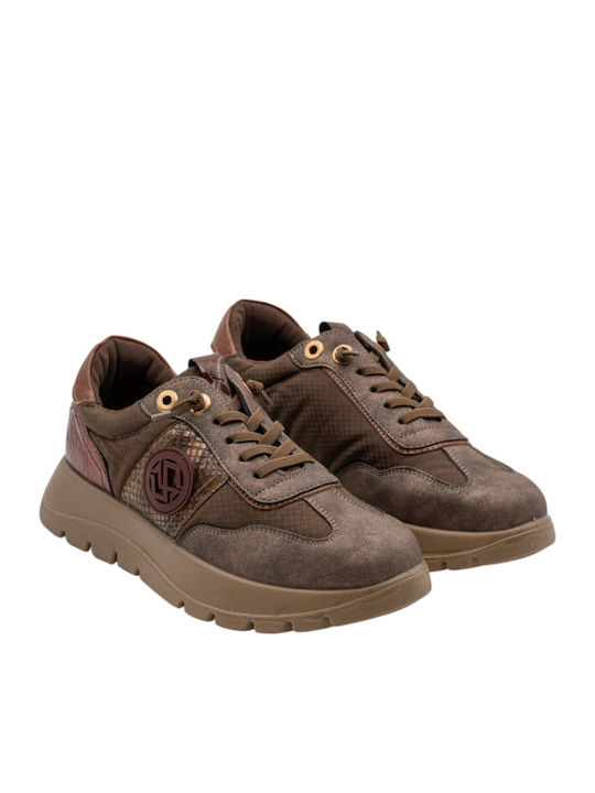 Damen-Sneakers Marron