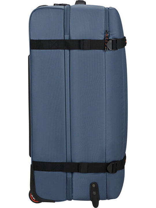 American Tourister Track Duffle Large Travel Suitcase Blue Height 79cm