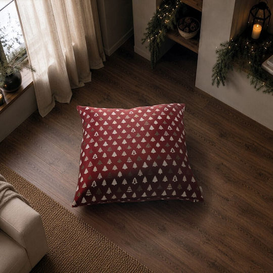 Teoran Christmas Decorative Square Pillowcase 45x45cm
