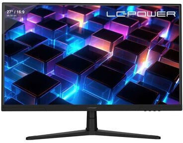 LC-Power LC-M27F-V2 IPS Монитор 27" FHD 1920x1080 144Hz с Време на реакция 1ms GTG