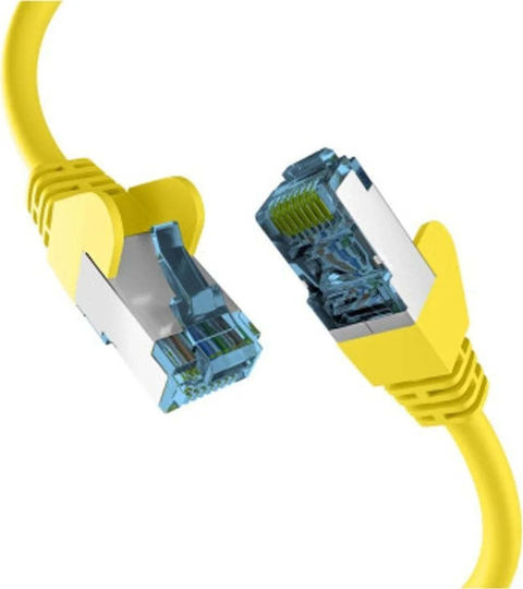 EFB S/FTP Cat.7 10Gbps Network Cable Ethernet 1m Yellow