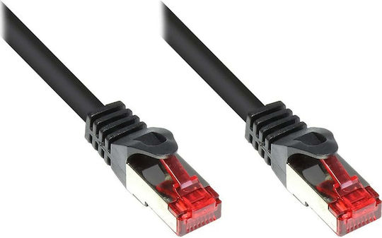 Alcasa S/FTP Кат.6 (Gigabit) Мрежов Кабел Ethernet 0.5м Черен