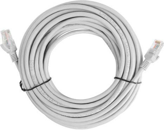 Lanberg F/UTP Cat.5e (Gigabit) Καλώδιο Δικτύου Ethernet 10m Γκρι