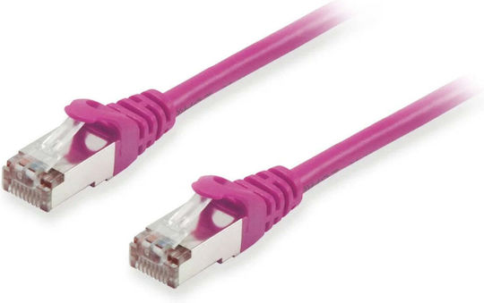 Equip S/FTP Cat.6a (Gigabit) Мрежов Кабел Ethernet 7.5м Лилав