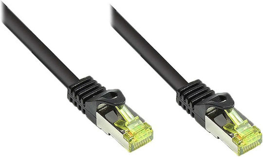 Good Connections S/FTP Кат.7 (10Gbps) Мрежов Кабел Ethernet 15м Черен