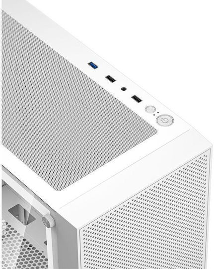 PCCOOLER C3B310 Gaming Middle Tower Carcasă PC cu Fereastră Laterală Albă