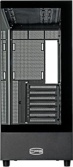 PCCOOLER C3 Q500 Gaming Middle Tower Carcasă PC cu Deschidere Laterală Negru