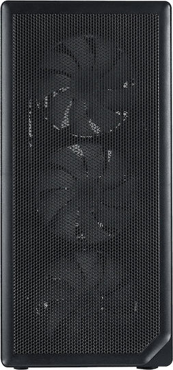 1STPLAYER AU8 Gaming Midi Tower Computer Case with Side Window and ARGB Lighting Black