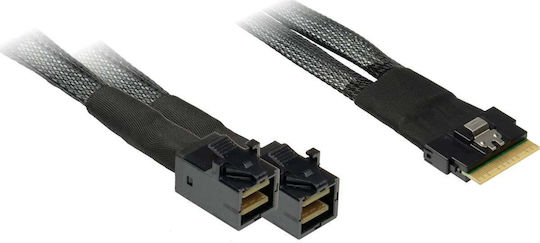Καλώδιo Inter-tech Sff 8654-8x Sff 8643-2x 0,75m