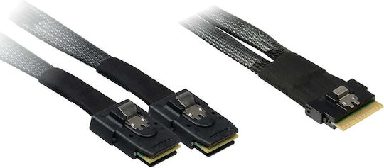 Καλώδιo Inter-tech Sff 8654-8x Sff 8087-2x 0,75m