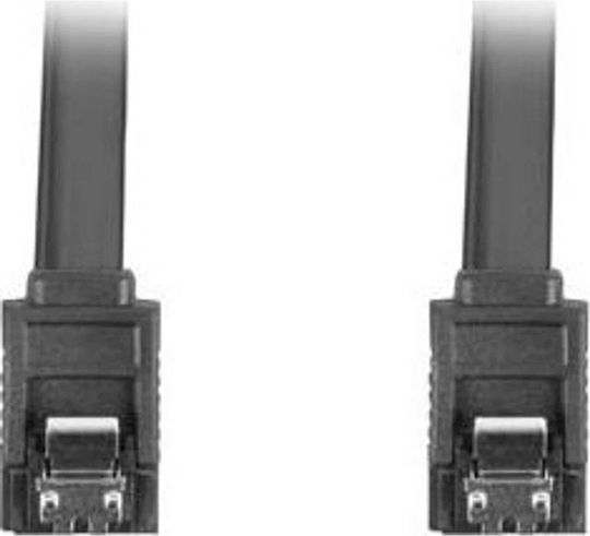 Lanberg 7-Pin SATA III - 7-Pin SATA III 30cm Μαύρο CA-SASA-14CU-0030-BK