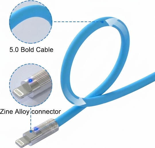 Leewello USB 2.0 Kabel USB-C männlich - USB-C Blau 3m