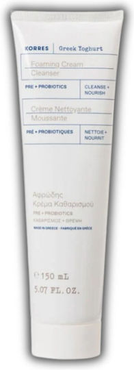 Korres Greek Yoghurt Gesichtsreinigungscreme mit feuchtigkeitsspendender & aufhellender Wirkung 150 ml