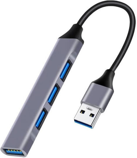 Green Lyca USB 2.0 4 Port Hub with USB-A Connection Blue