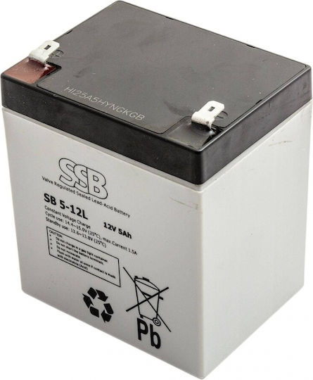 SSB SB 5-12L UPS-Batterie mit Spannung 12V
