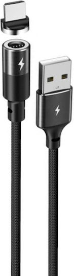 Remax Magnetic USB 2.0 to Micro USB Cable Black 1.2m Offer.36 1pc