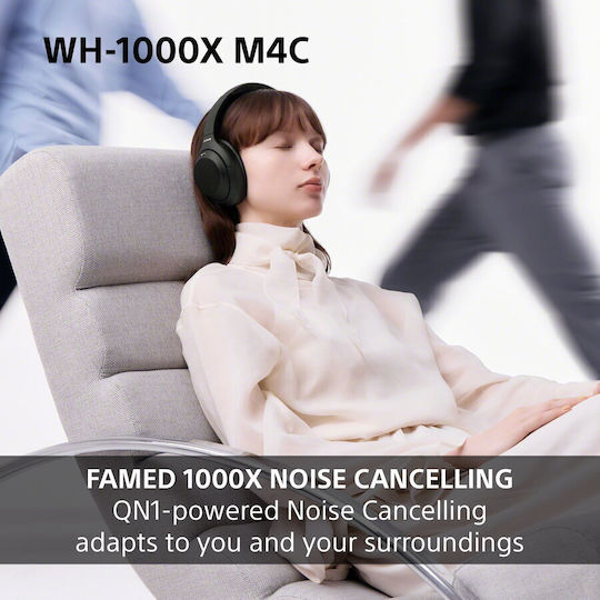 Sony WH-1000XM4C Wireless Bluetooth Over Ear Headphones with 27 Hours Playing Time Black