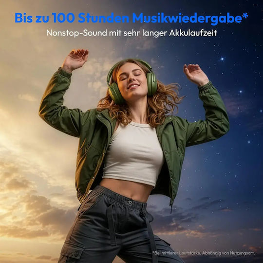 HX1-Pure Kabellose Bluetooth Über Ohr Kopfhörer Grüne