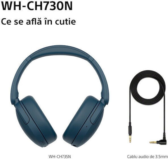 WH-CH730N Căști Over Ear Wireless / Cu Fir Cu 75 Ore Autonomie Negre